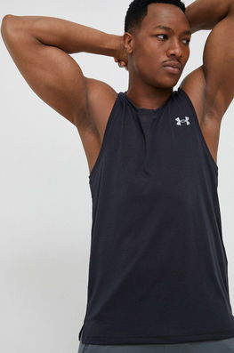 Under Armour tricou de alergare Streaker culoarea negru Barbati
