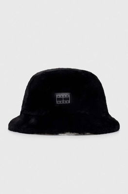 Tommy Jeans palarie cu doua fete culoarea negru Dama