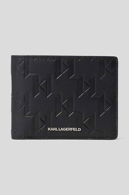 Karl Lagerfeld portofel de piele barbati, culoarea negru