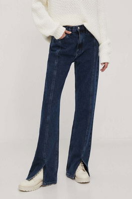 Calvin Klein Jeans jeansi femei high waist bleumarin Dama
