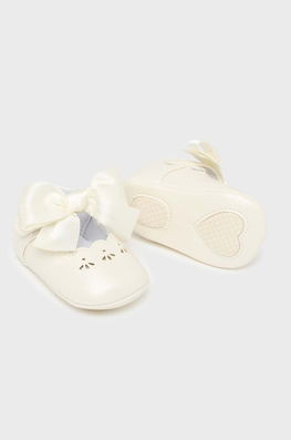 Mayoral Newborn pantofi pentru bebelusi culoarea argintiu Dama