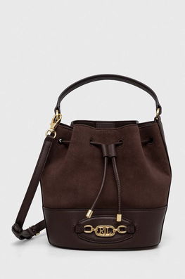 Lauren Ralph Lauren poseta de piele culoarea maro Dama