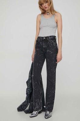 Rotate jeansi femei high waist negru Dama