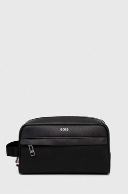 BOSS punga cosmetice culoarea negru Barbati