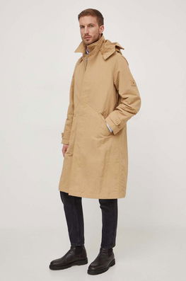 Tommy Hilfiger geaca barbati, culoarea bej, de tranzitie