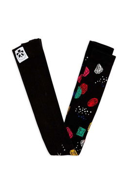 Mini Rodini leggins copii culoarea negru, cu imprimeu , Leggings Dama