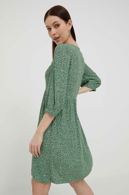 United Colors of Benetton rochie culoarea verde, mini, evazati Dama