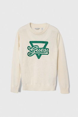 Guess pulover copii culoarea bej, light , Pulovere Barbati