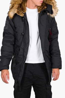 Alpha Industries geacă Explorer bărbați, culoarea negru, de iarnă 193128.03-black Barbati
