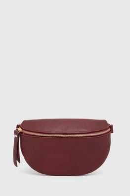Answear Lab borseta de piele culoarea bordo burgundia Dama