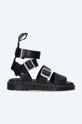 Dr. Martens sandale de piele Rick Owens x Martens Gryphon femei, culoarea negru DW21S6806-BLACK Dama