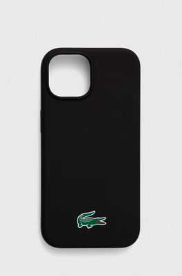 Lacoste Husă pentru telefon iPhone 15 6.1 culoarea negru