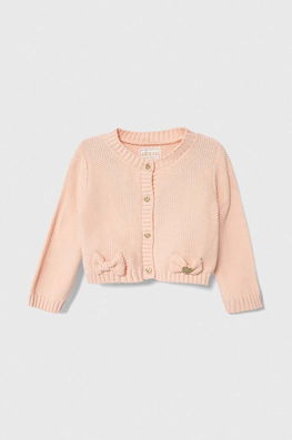 Guess cardigan din bumbac pentru bebeluși culoarea portocaliu, light , Cardigane Dama