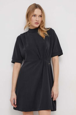 Joop! rochie culoarea negru, mini, evazati Dama