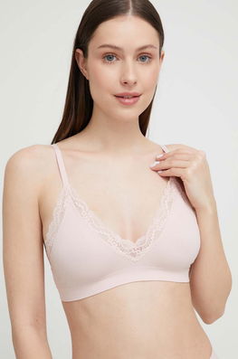 United Colors of Benetton sutien culoarea roz, neted Dama