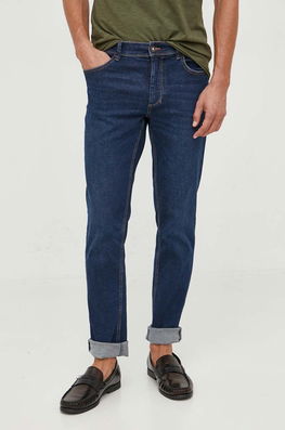Sisley jeansi Stockholm barbati, culoarea albastru marin bleumarin