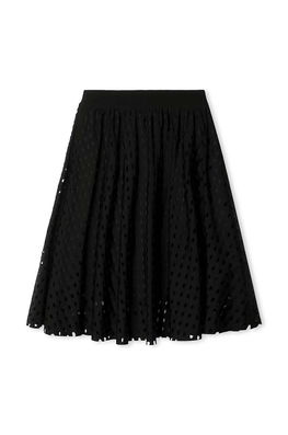 Dkny fusta fete culoarea negru, mini, evazati Dama
