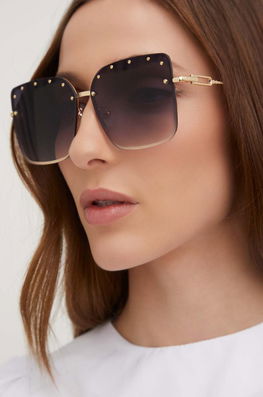 Answear Lab ochelari de soare femei, culoarea negru Dama