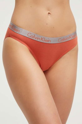 Calvin Klein Underwear chiloti culoarea portocaliu Dama