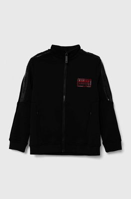 Guess bluza copii culoarea negru, cu imprimeu , Cardigane Barbati