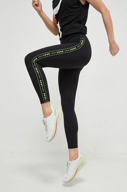 Dkny colanti femei, culoarea negru, cu imprimeu Dama