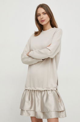 Joop! rochie culoarea bej, mini, oversize Dama
