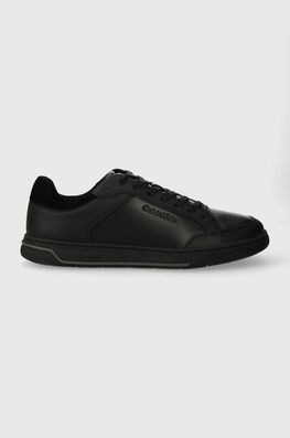 Calvin Klein sneakers din piele LOW TOP LACE UP LTH culoarea negru, HM0HM01455 Barbati