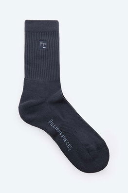 Filling Pieces ciorapi de bumbac Two Stripe culoarea negru 68598781861-BLACK