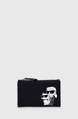 Karl Lagerfeld portofel femei, culoarea negru Dama