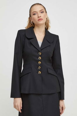 By Malene Birger sacou culoarea negru, un singur rand de nasturi, neted Dama