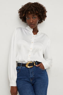 Answear Lab curea de piele femei, culoarea auriu Dama