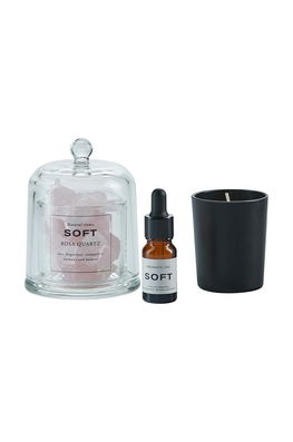 Bahne difuzor de aromă și set de lumânări Soft multicolor