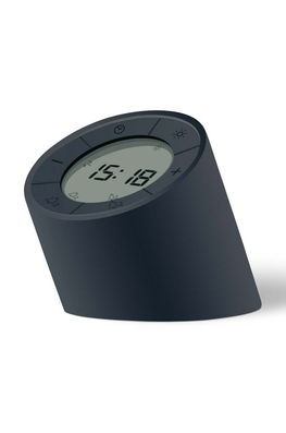 Gingko Design ceas cu alarmă Edge Light negru