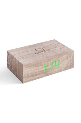 Gingko Design ceas de masă Flip Click Clock bej