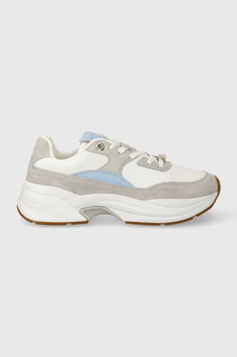 Tommy Hilfiger sneakers CHUNKY FEMININE RUNNER HARDWARE culoarea gri, FW0FW07703 Dama