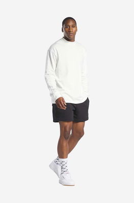 Reebok Classic longsleeve din bumbac culoarea alb, neted HA9431-white Barbati