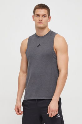 adidas Performance tricou de antrenament D4T culoarea gri Barbati