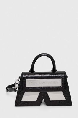 Karl Lagerfeld poseta de piele culoarea negru Dama