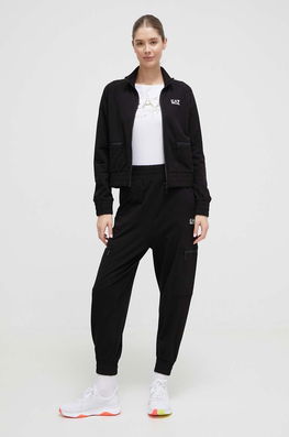 EA7 Emporio Armani trening femei, culoarea negru Dama