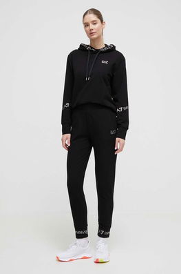 EA7 Emporio Armani trening femei, culoarea negru Dama