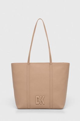 Dkny poseta de piele culoarea bej Dama