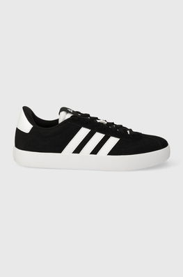adidas sneakers din piele intoarsă COURT culoarea negru Barbati