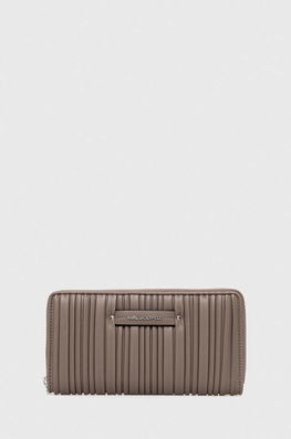 Karl Lagerfeld portofel femei, culoarea bej Dama