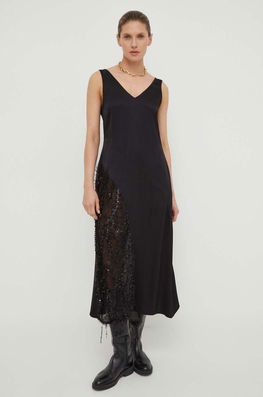 Day Birger et Mikkelsen rochie culoarea negru, midi, evazati Dama