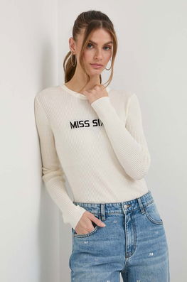 Miss Sixty pulover de lana femei, culoarea bej, light Dama