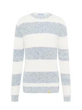 COLOURS & SONS Pulover albastru amestec / alb