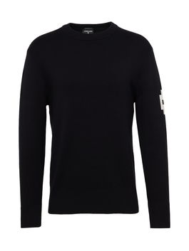 STRELLSON Pulover 'Tadeo' negru / alb