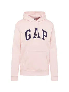 GAP Bluză de molton bleumarin / roz / alb