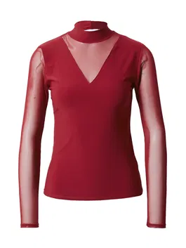 Warehouse Tricou roșu vin