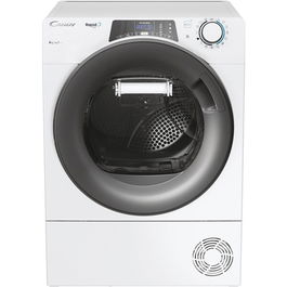 Uscator de rufe Candy Rapido Pro RPE H8A2TRE-S, Pompa de caldura, Wi-Fi, 8 kg, 14 programe, Clasa A++, alb